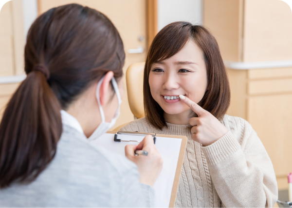 歯垢・歯石チェック
