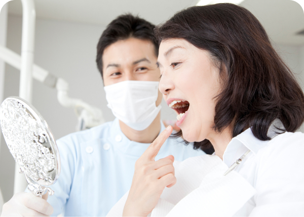 詰めもの・被せもの装着